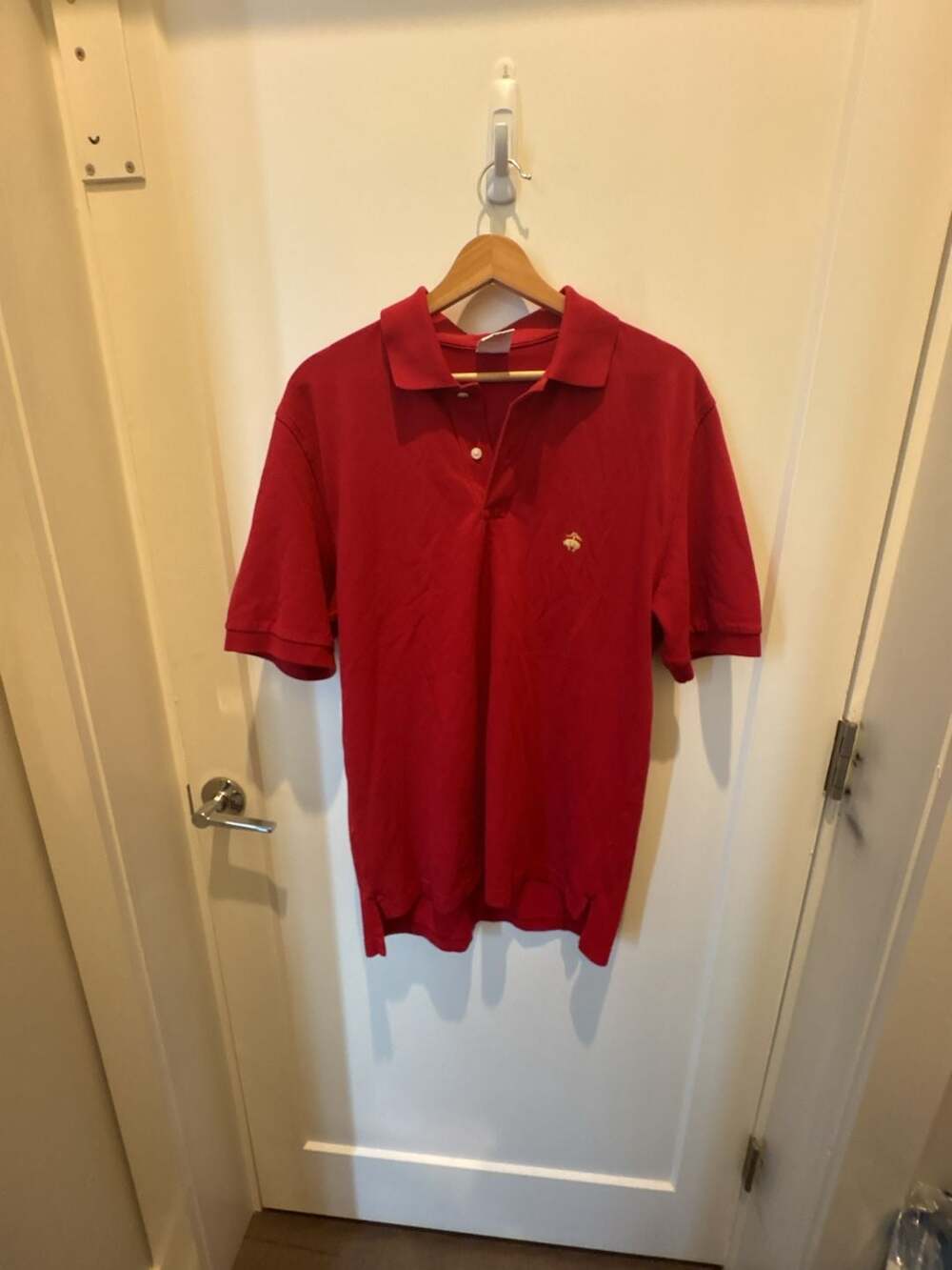 Brooks Brothers Performance Polo Original Fit Red Size M